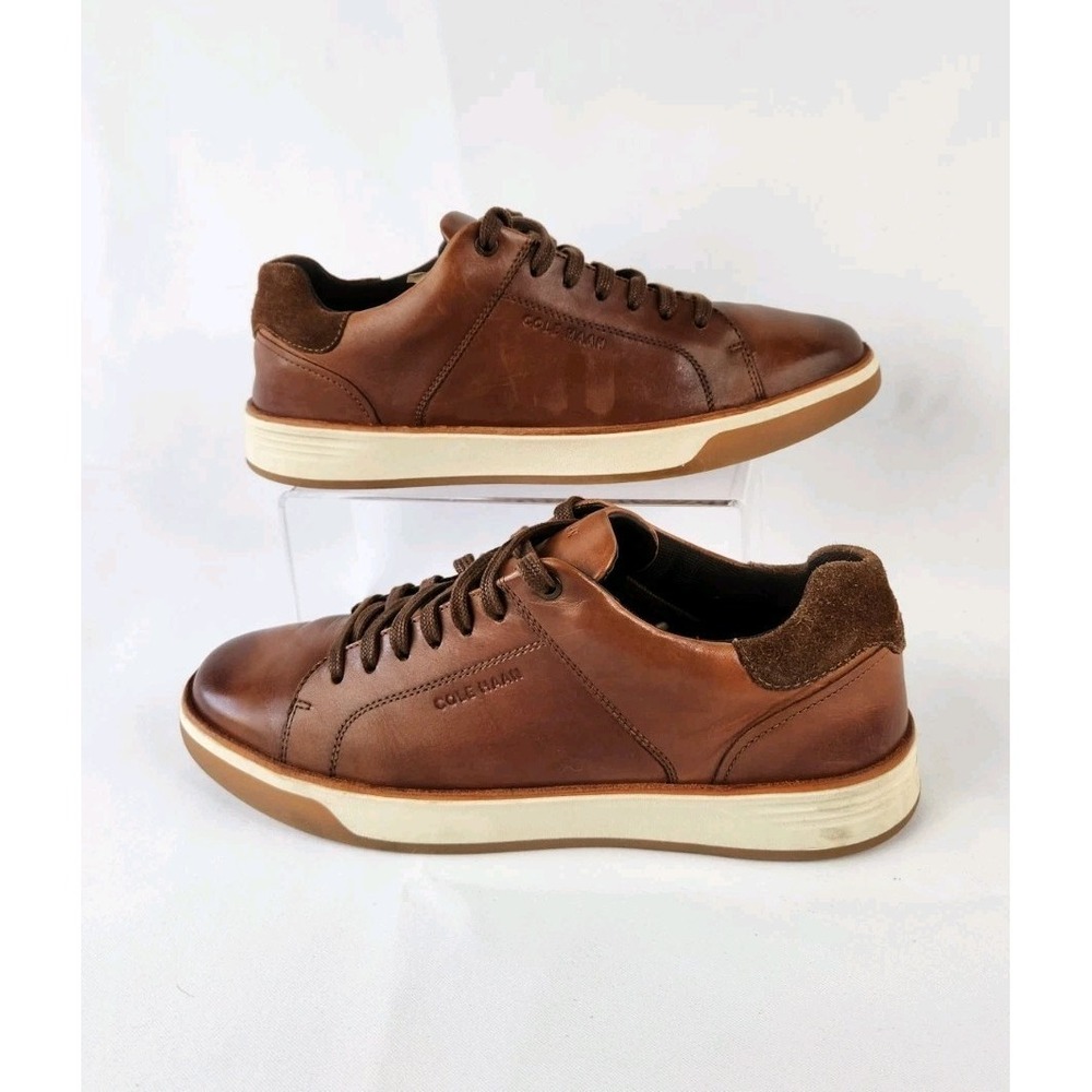 Cole Haan Grand Crosscourt II Mens Size 10.5 M Brown Leather Sneaker C31051 Shoe